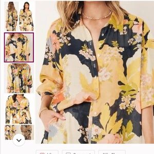 Spell Tyler Floral Shirt Small